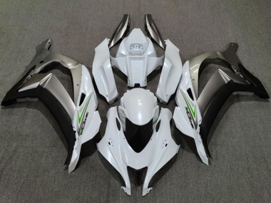 Carénages Moto Kawasaki ZX10R 2016-2020 - Blanc Perle Argent Abordables