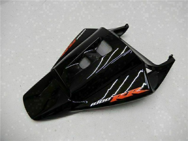 Carénages Moto Honda CBR1000RR 2004-2005 - Noir Brillant Rouge Flamme