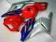 Carénages Moto Honda CBR1000RR 2004-2005 - Argent Rouge Bleu Noir Bande