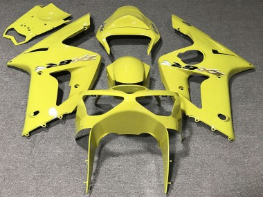 Carénages Moto Kawasaki ZX6R 2003-2004 - Jaune Abordables