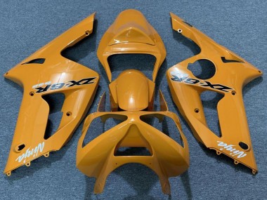 Carénages Moto Kawasaki ZX6R 2003-2004 - Orange Abordables