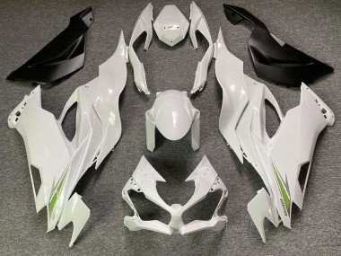 Carénages Moto Kawasaki ZX6R 2019-2022 - Blanc Vert Perle Abordables