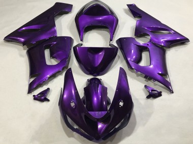 Carénages Moto Kawasaki ZX6R 2005-2006 - Violet Abordables