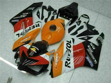 Carénages Moto Honda CBR1000RR 2004-2005 - Orange Blanc Rouge Noir Repsol Abordables