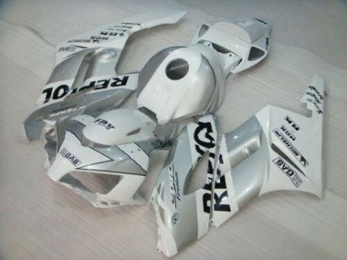 Carénage Moto Honda CBR1000RR 2004-2005 - Blanc Argent Noir Repsol Abordables