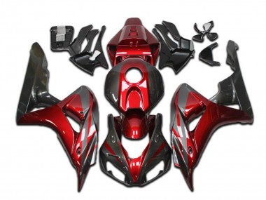 Carénages Moto Honda CBR1000RR 2004-2005 - Rouge Gris Noir Brillant Abordables
