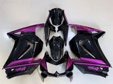 Carénages Moto Kawasaki Ninja 250 2008-2012 - Noir Brillant Violet Abordables