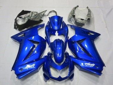Carénages Moto Kawasaki Ninja 250 2008-2012 - Bleu Blanc Ninja Abordables