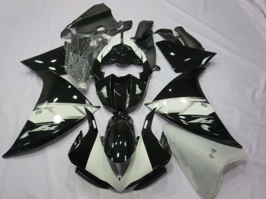 Carénages Moto Yamaha R1 2012-2014 - Noir Brillant Blanc Argent Abordables