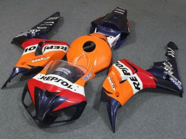 Carénage Moto Honda CBR1000RR 2006-2007 - Orange Blanc Rouge Bleu Repsol Abordables