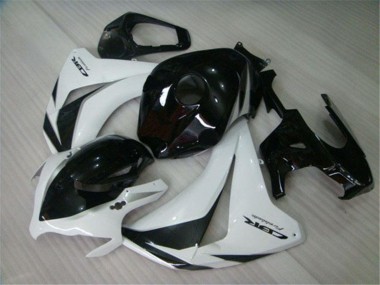 Kits Carénages Moto Honda CBR1000RR 2008-2011 - Blanc Noir Brillant Abordables
