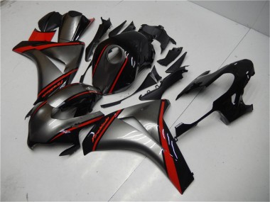 Carénage Moto Honda CBR1000RR 2008-2011 - Gris Rouge Noir Brillant Abordables