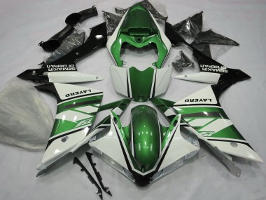 Carénages Moto Yamaha R1 2007-2008 - Blanc Vert Noir Abordables