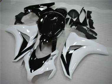 Kits Carénage Moto ABS Honda CBR1000RR 2008-2011 - Blanc Noir Brillant Abordables