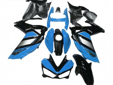 Carénages Moto Yamaha R3 2015-2018 - Bleu Argent Noir Brillant Yamalube Abordables