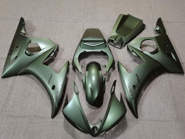 Carénages Moto Yamaha R6 2003-2004 - Vert Armée Abordables
