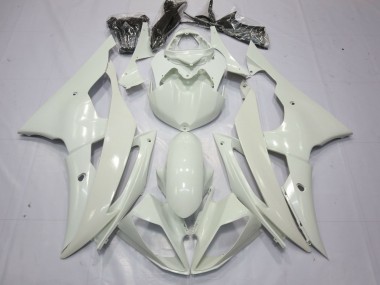 Carénages Moto Yamaha R6 2008-2016 - Blanc Perle Abordables