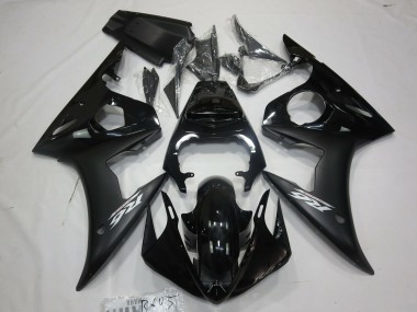 Carénages Moto Yamaha R6 2005 - Noir Brillant Noir Mat Blanc Abordables