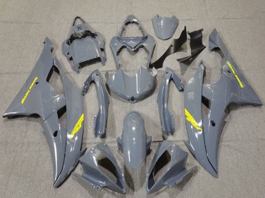 Carénages Moto Yamaha R6 2008-2016 - Nardo Gris Haute Visibilité Jaune Décalque Abordables