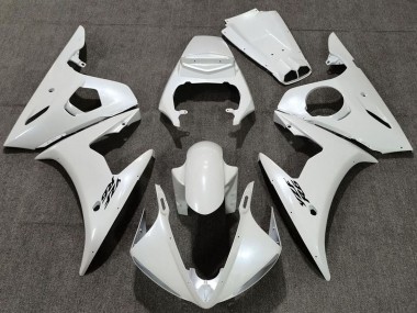 Carénages Moto Yamaha R6 2005 - Blanc Perle Abordables