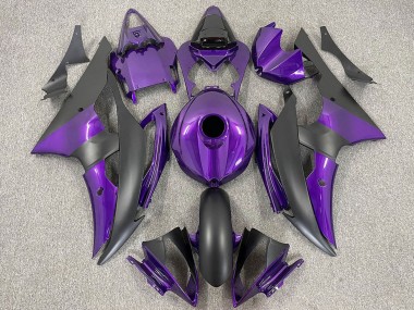 Carénages Moto Yamaha R6 2008-2016 - Violet Noir Mat Abordables
