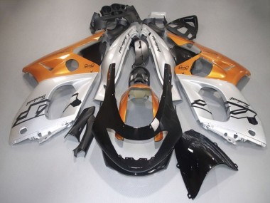 Carénages Moto Yamaha YZF600R Thundercat 1996-2007 - Argent Orange Noir Abordables