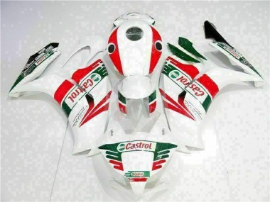 Carénage Moto Honda CBR1000RR 2012-2016 - Blanc Rouge Vert Castrol Abordables