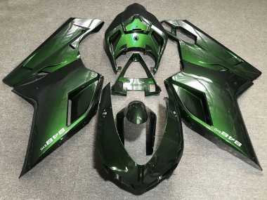 Carénages Moto Ducati 848 2007-2014 - Vert Abordables