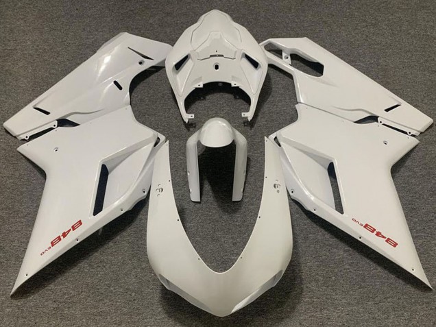 Carénage Moto Ducati 848 2007-2014 - Blanc Perle
