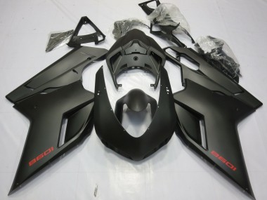 Carénage Moto Ducati 1098 2007-2014 - Noir Mat Abordables