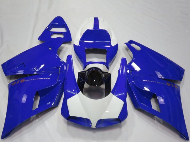 Carénages Moto Ducati 916 1993-2005 - Bleu Noir Brillant