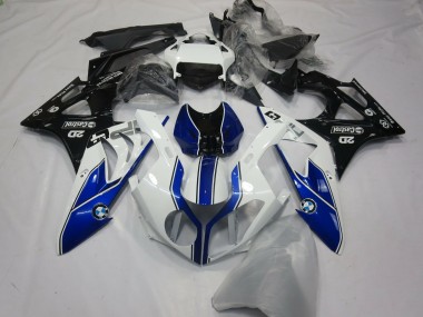Carénages Moto BMW S1000RR 2015-2016 - Blanc Bleu Noir Brillant Abordables