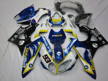 Carénages Moto BMW S1000RR 2009-2014 - Blanc Jaune Bleu Noir Brillant OrBet 93 Abordables