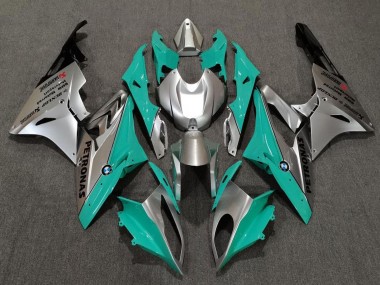 Carénages Moto BMW S1000RR 2009-2014 - Argent Vert Teal Noir Abordables