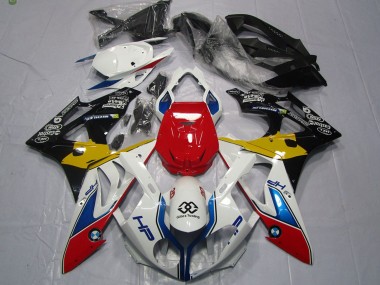 Carénages Moto BMW S1000RR 2009-2014 - Blanc Jaune Rouge Noir Bleu HP Abordables