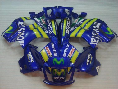 Carénages Moto Honda CBR600 F3 1995-1996 - Bleu Vert Jaune MoviStar Rouge Castrol Abordables