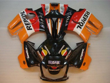 Carénages Moto Honda CBR600 F3 1995-1996 - Orange Blanc Rouge Noir Brillant Repsol Abordables