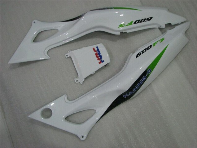 Carénages Moto Honda CBR600 F3 1995-1996 - Blanc Argent Vert Hannspree