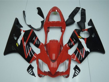Kits Carénage Moto ABS Honda CBR600 F4i 2001-2003 - Rouge Noir Brillant Abordables