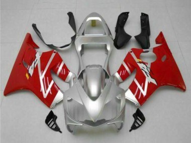 Kits Carénages Moto Honda CBR600 F4i 2001-2003 - Argent Rouge Abordables