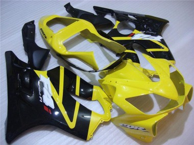 Carénage Moto Honda CBR600 F4i 2001-2003 - Jaune Noir Brillant Abordables