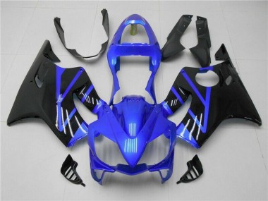 Carénage Moto Honda CBR600 F4i 2001-2003 - Bleu Noir Brillant Abordables