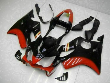Kits Carénage Moto Honda CBR600 F4i 2001-2003 - Rouge Noir Brillant Abordables
