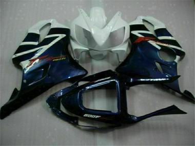 Carénages Moto Honda CBR600 F4i 2001-2003 - Blanc Bleu Noir Bande Abordables