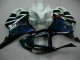 Carénages Moto Honda CBR600 F4i 2001-2003 - Blanc Bleu Noir Bande