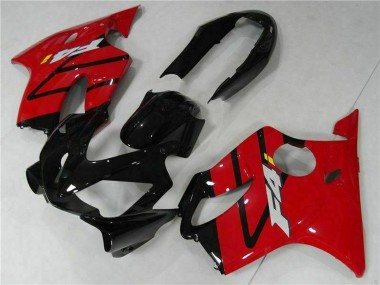 Kits Carénage Moto ABS Honda CBR600 F4i 2004-2007 - Rouge Noir Brillant Abordables