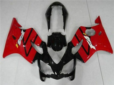 Kits Carénage Moto ABS Honda CBR600 F4i 2004-2007 - Rouge Noir Brillant Abordables