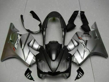 Carénages Moto Honda CBR600 F4i 2004-2007 - Argent Noir Mat Abordables