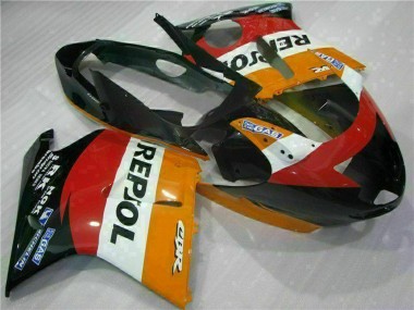 Carénage Moto Honda CBR1100XX Blackbird 1996-2007 - Orange Blanc Rouge Noir Brillant Repsol Abordables