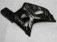 Carénages Moto Suzuki GSXR 600/750 2001-2003 - Noir Brillant Argent Flamme